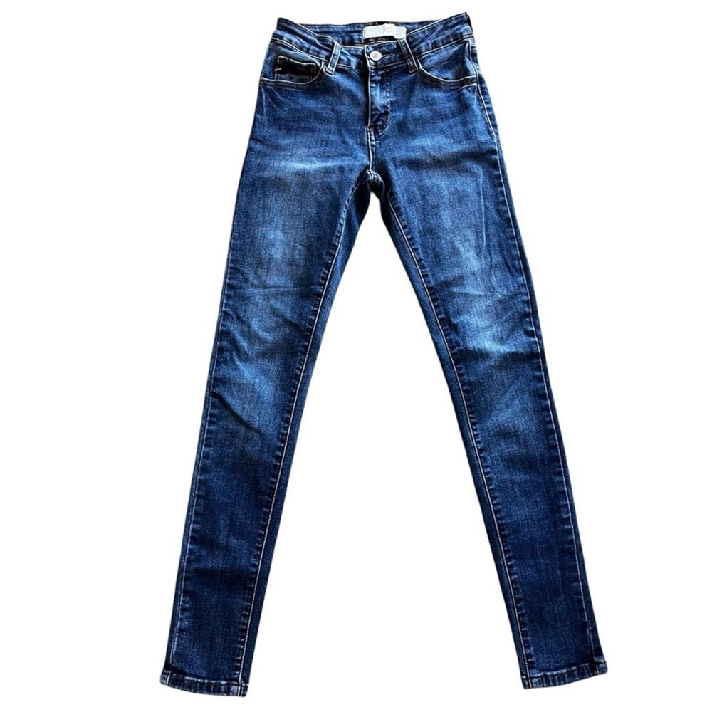 KANCAN mid-rise medium wash skinny denim Jeans size 0